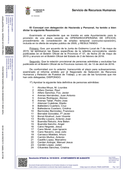 Excluidos - Ayuntamiento de Albacete