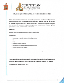 Promoci&oacute;n Econ&oacute;mica