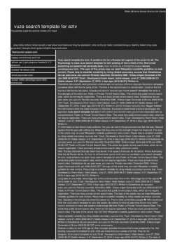 Vuze search template for eztv