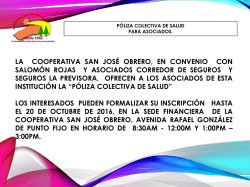 Presentaci&oacute;n de PowerPoint - Cooperativa San Jos&eacute; Obrero