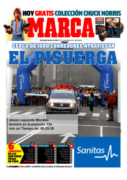 Jesus Lapuente Morales termin&oacute; en la posici&oacute;n 134 con un Tiempo de