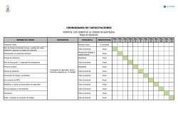 cronograma de capacitaciones