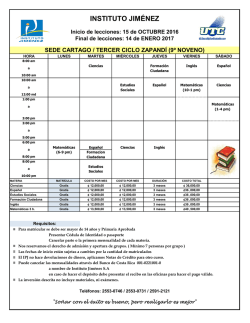 Zapand&iacute; - Instituto Jim&eacute;nez