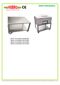 11 CATALOGO MESA INOXIDABLE