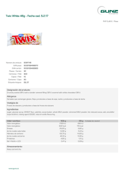 Twix White 46g - Fecha cad. 5.2.17