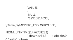 Modelo Ecol&oacute;gico