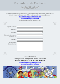 Formulario de Contacto