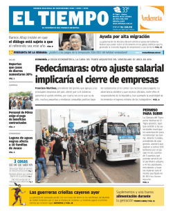 Fedec&aacute;maras: otro ajuste salarial implicar&iacute;a el cierre de