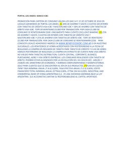 PORTAL LOS ANDES- BANCO ICBC PROMOCI&Oacute;N PARA