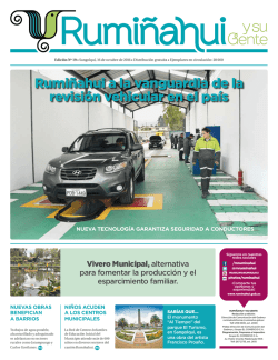 Rumi&ntilde;ahui y su Gente - Gobierno Municipal de Rumi&ntilde;ahui