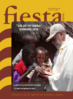 &ldquo;SAL de TU TIerrA&rdquo; doMUNd 2016