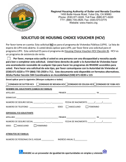 solicitud de housing choice voucher (hcv)