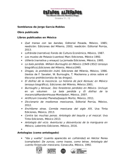 Jorge Garc&iacute;a-Robles - Universo de Letras