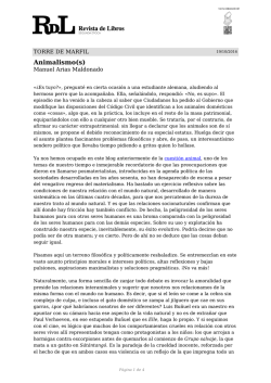 Animalismo(s) - Revista de Libros