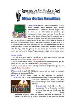Eucarist&iacute;a de familias_28 Tiempo Ordinario