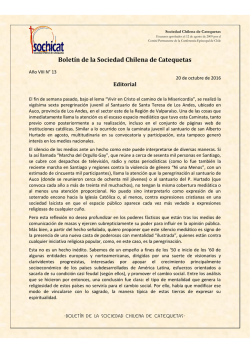 Bolet&iacute;n de la Sociedad Chilena de Catequetas