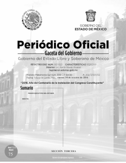 Edicto. - Gobierno del Estado de M&eacute;xico