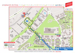 Linea 64 EMT Actual - Consorcio Regional de Transportes de Madrid
