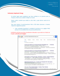 Estimada, Stephanie Chang