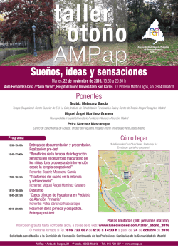 Beatriz Matesanz Garc&iacute;a Terapia Ocupacional. Centro