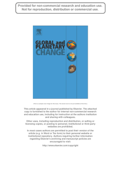 Warming and wetting signals emerging from analysis of changes in