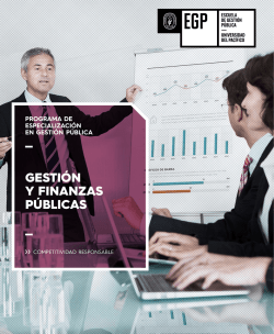 gesti&oacute;n y finanzas p&uacute;blicas