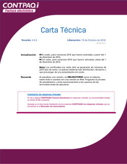 Carta T&eacute;cnica