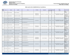 fiscales con competencia nacional - MP. Despachos