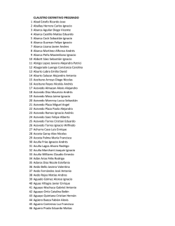 CLAUSTRO PROVISIONAL PREGRADO 1 Abad Estefo Ricardo