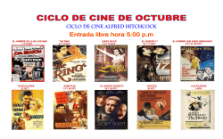 ciclo de cine alfred hitchcock