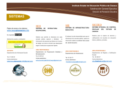 sistemas - Direcci&oacute;n de Planeaci&oacute;n Educativa