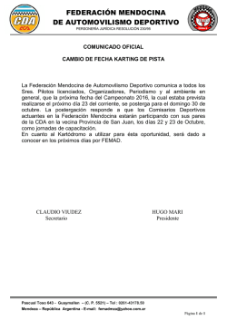 federaci&oacute;n mendocina de automovilismo deportivo