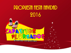Propuesta fiesta navidad 2016