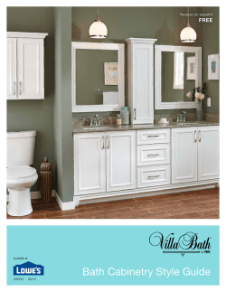 Bath Cabinetry Style Guide - Villa Bath by RSI Cabinets