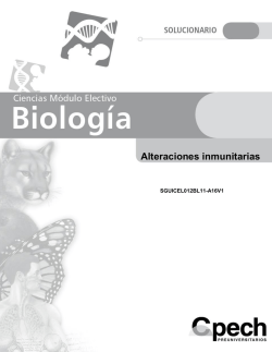 Alteraciones inmunitarias