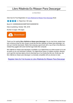Libro Ritalinda Es Ritasan Para Descargar
