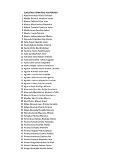 CLAUSTRO PROVISIONAL POSTGRADO 1 Benavides Bermudez