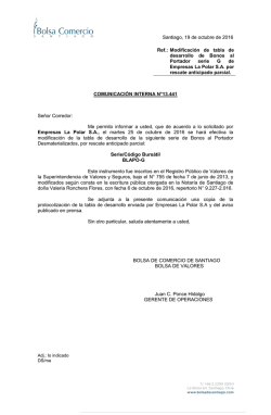 Santiago, XX de XXX de 20XX