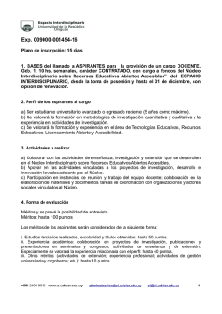 M&aacute;s informaci&oacute;n del llamado