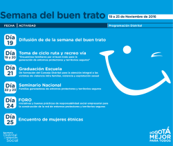 Semana del buen trato