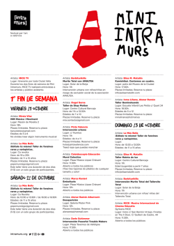 1&ordm; fin de semana