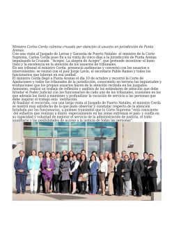 Ministro Carlos Cerda culmina cruzada por atenci&oacute;n