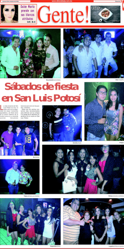 S&aacute;bados de fiesta en San Luis Potos&iacute;