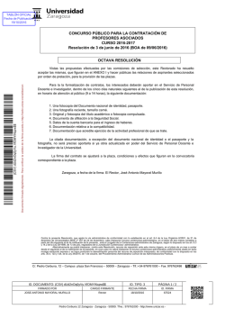 CONCURSO P&Uacute;BLICO PARA LA CONTRATACI&Oacute;N DE