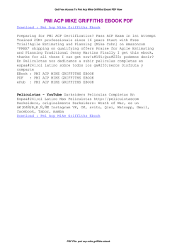 Pmi Acp Mike Griffiths Ebook | Books Library