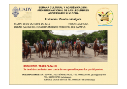 Invitacion cabalgata