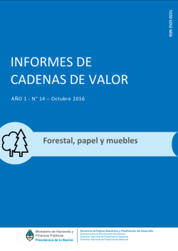Forestal, Papel y Muebles - Ministerio de Hacienda y Finanzas
