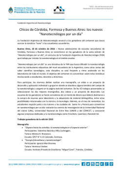 Comunicado de prensa - Ministerio de Ciencia, Tecnolog&iacute;a e