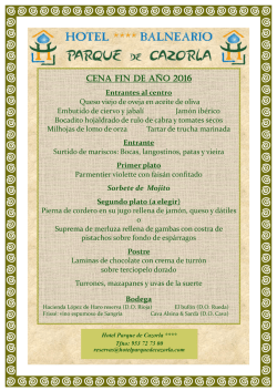 adultos - Hotel Balneario Parque de Cazorla