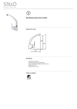 Niza Monomando Ca&ntilde;o Fundido | Still&ouml;